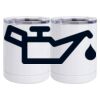 10 oz. White Stainless Steel Short Tumbler Thumbnail