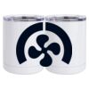 10 oz. White Stainless Steel Short Tumbler Thumbnail