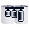 10 oz. White Stainless Steel Short Tumbler Thumbnail