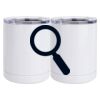 10 oz. White Stainless Steel Short Tumbler Thumbnail