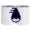 10 oz. White Stainless Steel Short Tumbler Thumbnail