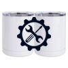 10 oz. White Stainless Steel Short Tumbler Thumbnail