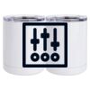 10 oz. White Stainless Steel Short Tumbler Thumbnail