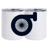 10 oz. White Stainless Steel Short Tumbler Thumbnail
