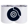10 oz. White Stainless Steel Short Tumbler Thumbnail