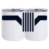 10 oz. White Stainless Steel Short Tumbler Thumbnail