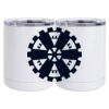 10 oz. White Stainless Steel Short Tumbler Thumbnail