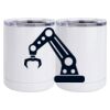 10 oz. White Stainless Steel Short Tumbler Thumbnail