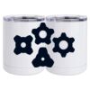 10 oz. White Stainless Steel Short Tumbler Thumbnail