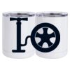 10 oz. White Stainless Steel Short Tumbler Thumbnail