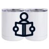 10 oz. White Stainless Steel Short Tumbler Thumbnail