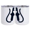 10 oz. White Stainless Steel Short Tumbler Thumbnail