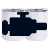 10 oz. White Stainless Steel Short Tumbler Thumbnail