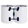 10 oz. White Stainless Steel Short Tumbler Thumbnail