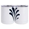 10 oz. White Stainless Steel Short Tumbler Thumbnail