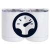 10 oz. White Stainless Steel Short Tumbler Thumbnail