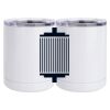 10 oz. White Stainless Steel Short Tumbler Thumbnail