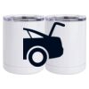 10 oz. White Stainless Steel Short Tumbler Thumbnail