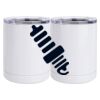 10 oz. White Stainless Steel Short Tumbler Thumbnail