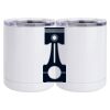 10 oz. White Stainless Steel Short Tumbler Thumbnail