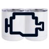 10 oz. White Stainless Steel Short Tumbler Thumbnail
