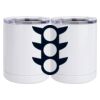 10 oz. White Stainless Steel Short Tumbler Thumbnail