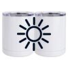 10 oz. White Stainless Steel Short Tumbler Thumbnail