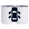 10 oz. White Stainless Steel Short Tumbler Thumbnail