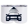 10 oz. White Stainless Steel Short Tumbler Thumbnail