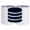 10 oz. White Stainless Steel Short Tumbler Thumbnail