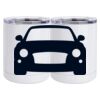 10 oz. White Stainless Steel Short Tumbler Thumbnail