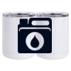 10 oz. White Stainless Steel Short Tumbler Thumbnail