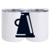 10 oz. White Stainless Steel Short Tumbler Thumbnail