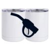 10 oz. White Stainless Steel Short Tumbler Thumbnail