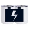 10 oz. White Stainless Steel Short Tumbler Thumbnail