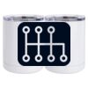 10 oz. White Stainless Steel Short Tumbler Thumbnail