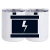 10 oz. White Stainless Steel Short Tumbler Thumbnail