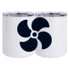 10 oz. White Stainless Steel Short Tumbler Thumbnail