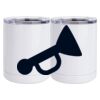 10 oz. White Stainless Steel Short Tumbler Thumbnail