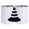 10 oz. White Stainless Steel Short Tumbler Thumbnail