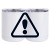 10 oz. White Stainless Steel Short Tumbler Thumbnail