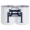 10 oz. White Stainless Steel Short Tumbler Thumbnail