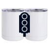 10 oz. White Stainless Steel Short Tumbler Thumbnail