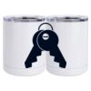 10 oz. White Stainless Steel Short Tumbler Thumbnail