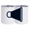 10 oz. White Stainless Steel Short Tumbler Thumbnail