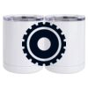 10 oz. White Stainless Steel Short Tumbler Thumbnail