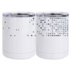 10 oz. White Stainless Steel Short Tumbler Thumbnail