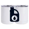 10 oz. White Stainless Steel Short Tumbler Thumbnail