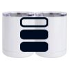 10 oz. White Stainless Steel Short Tumbler Thumbnail