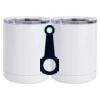 10 oz. White Stainless Steel Short Tumbler Thumbnail